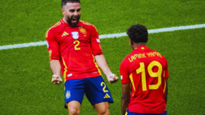 Spain’s Dani Carvajal and Lamine Yamal are benched for tonight’s game. | Photo Credit: AP