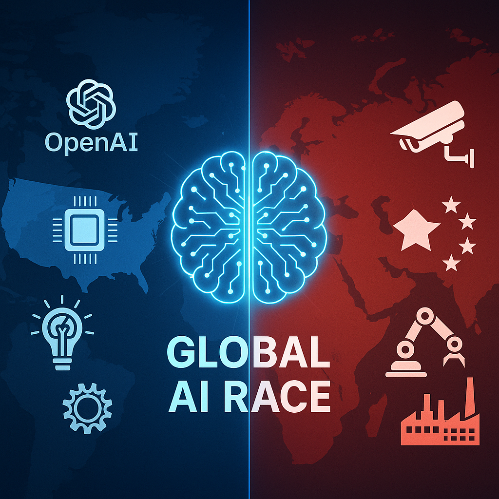 China vs USA AI race